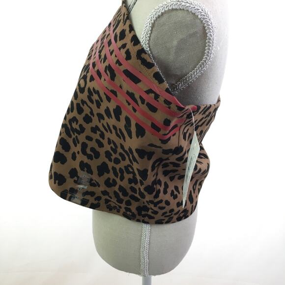 Flirtitude Active Crop Top Chocolate Leopard XL - Picture 5 of 11